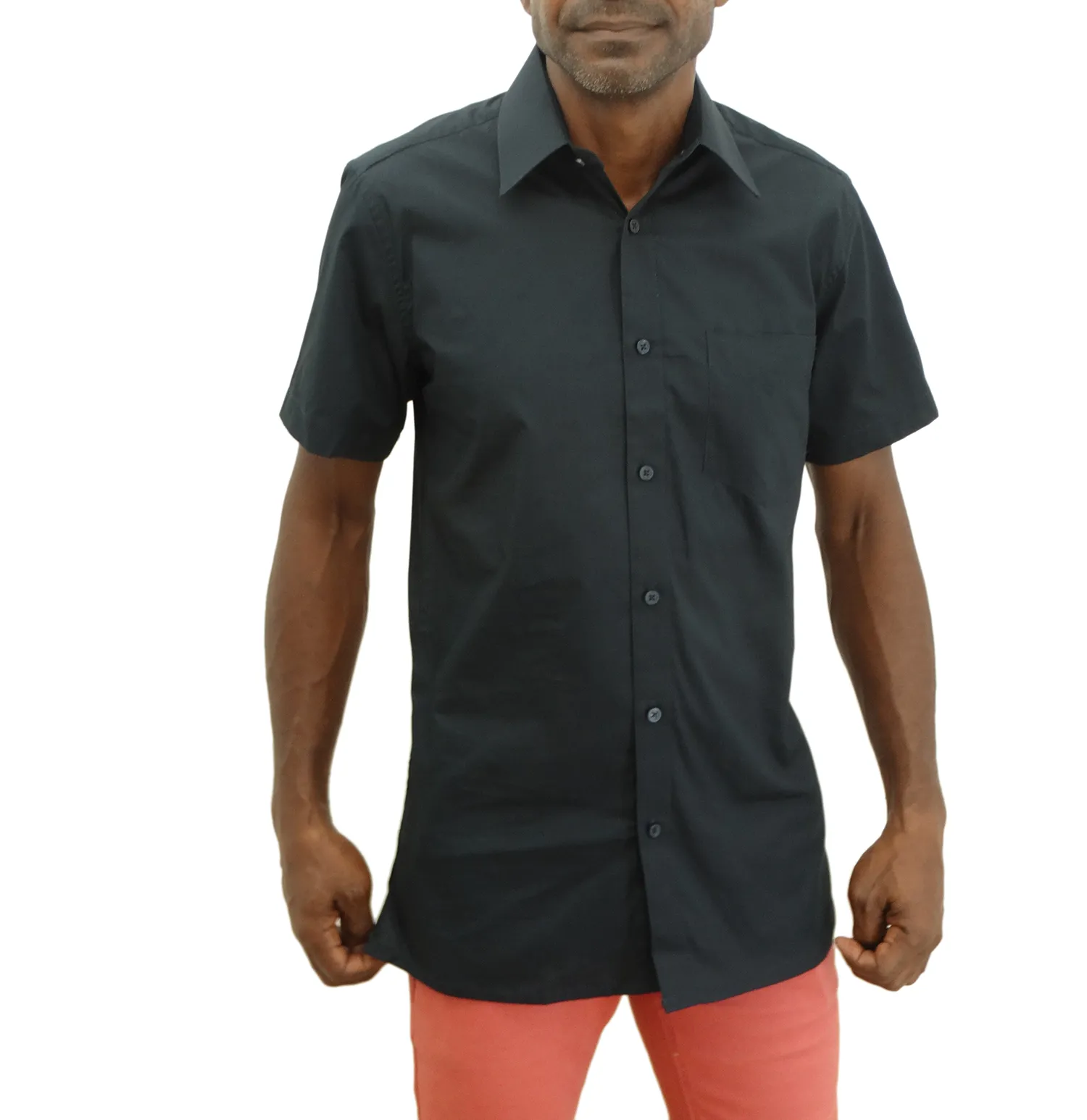 265-029, Bellinne - Men's S/S Plain Shirt