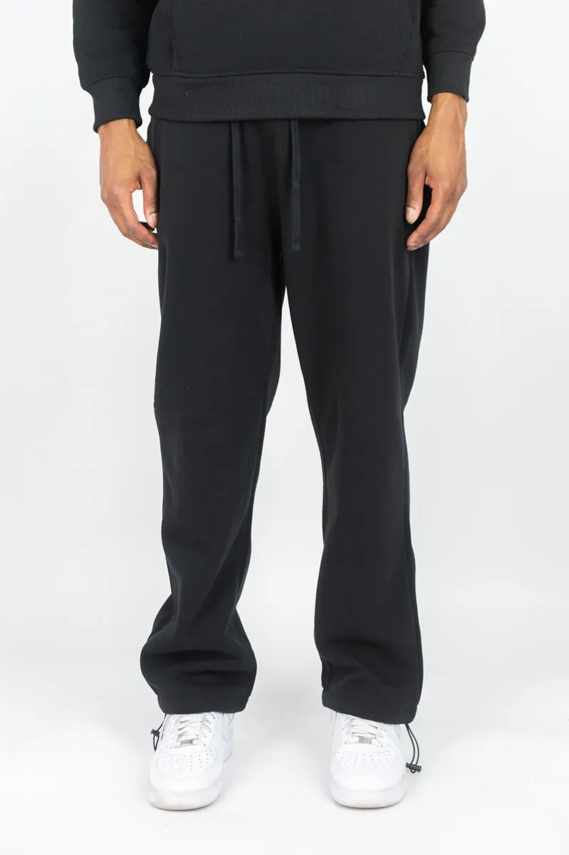 400E Solid Sweatpants - Black