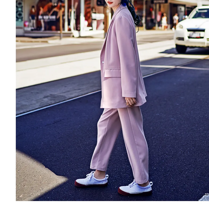8GIRLS VINTAGE INSPIRED BLAZER AND TAILORED TROUSERS CO ORD