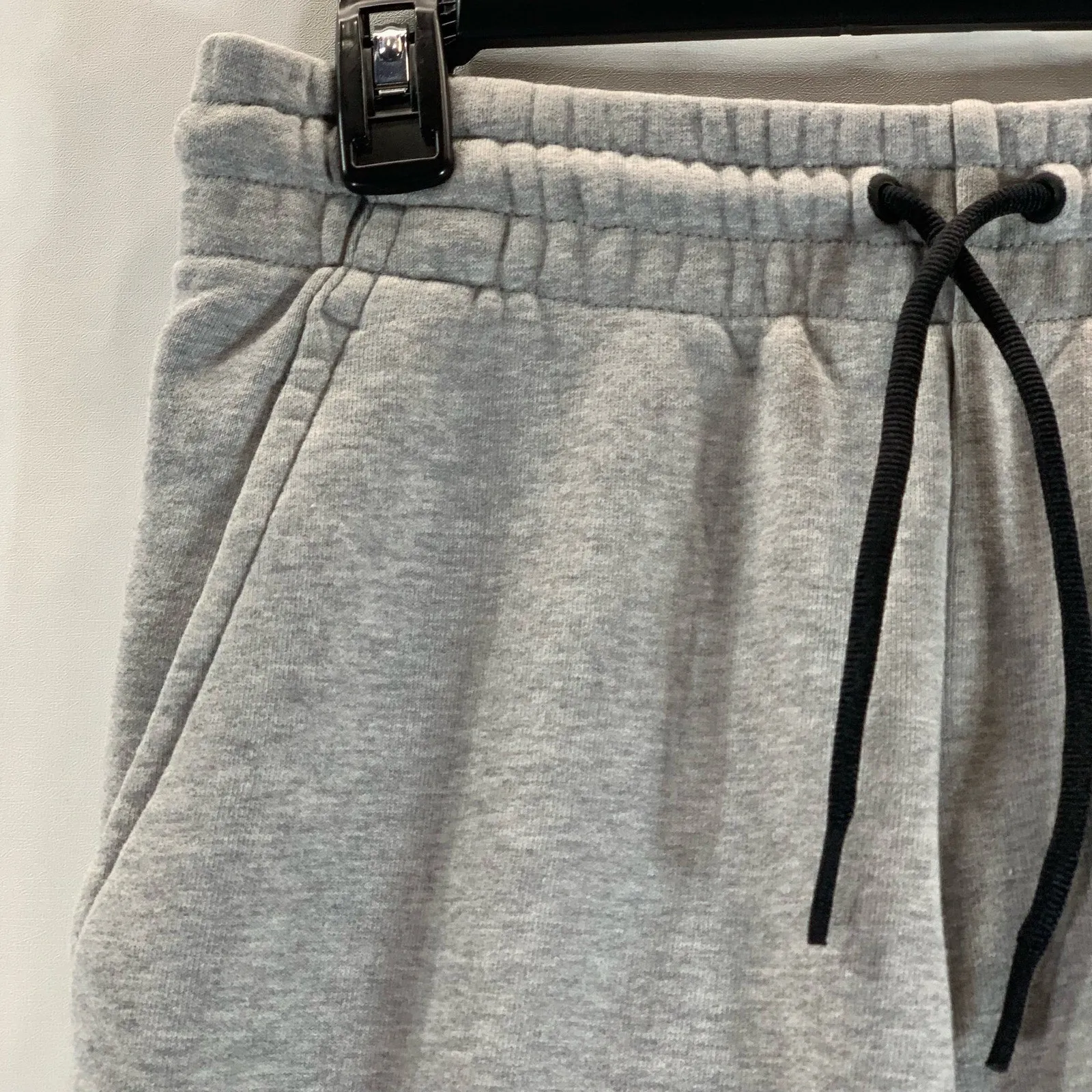 ADIDAS Men's Gray Heather Regular-Fit Future Icons Logo Graphic Sweatpants SZ S