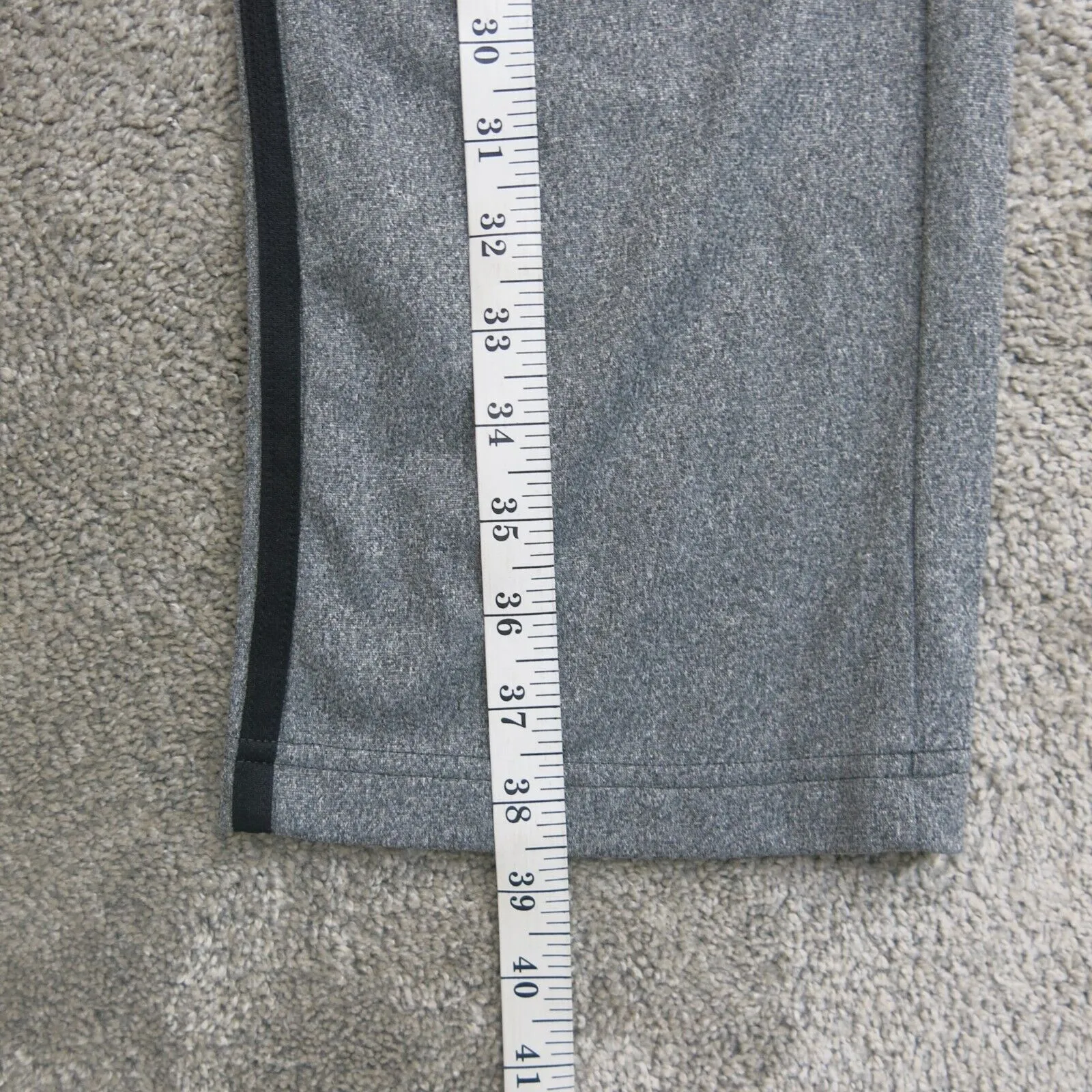 Adidas Womens Sweatpants Elastic Waist Running Jogging Pockets Gray Size Small