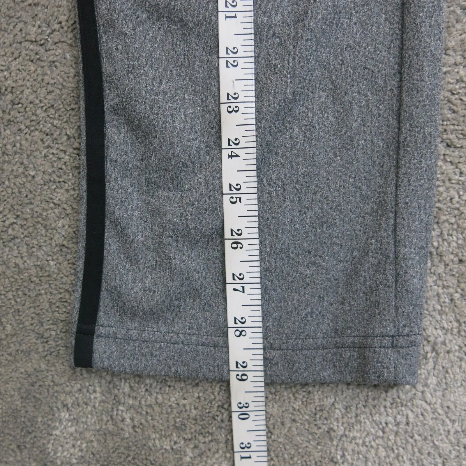 Adidas Womens Sweatpants Elastic Waist Running Jogging Pockets Gray Size Small