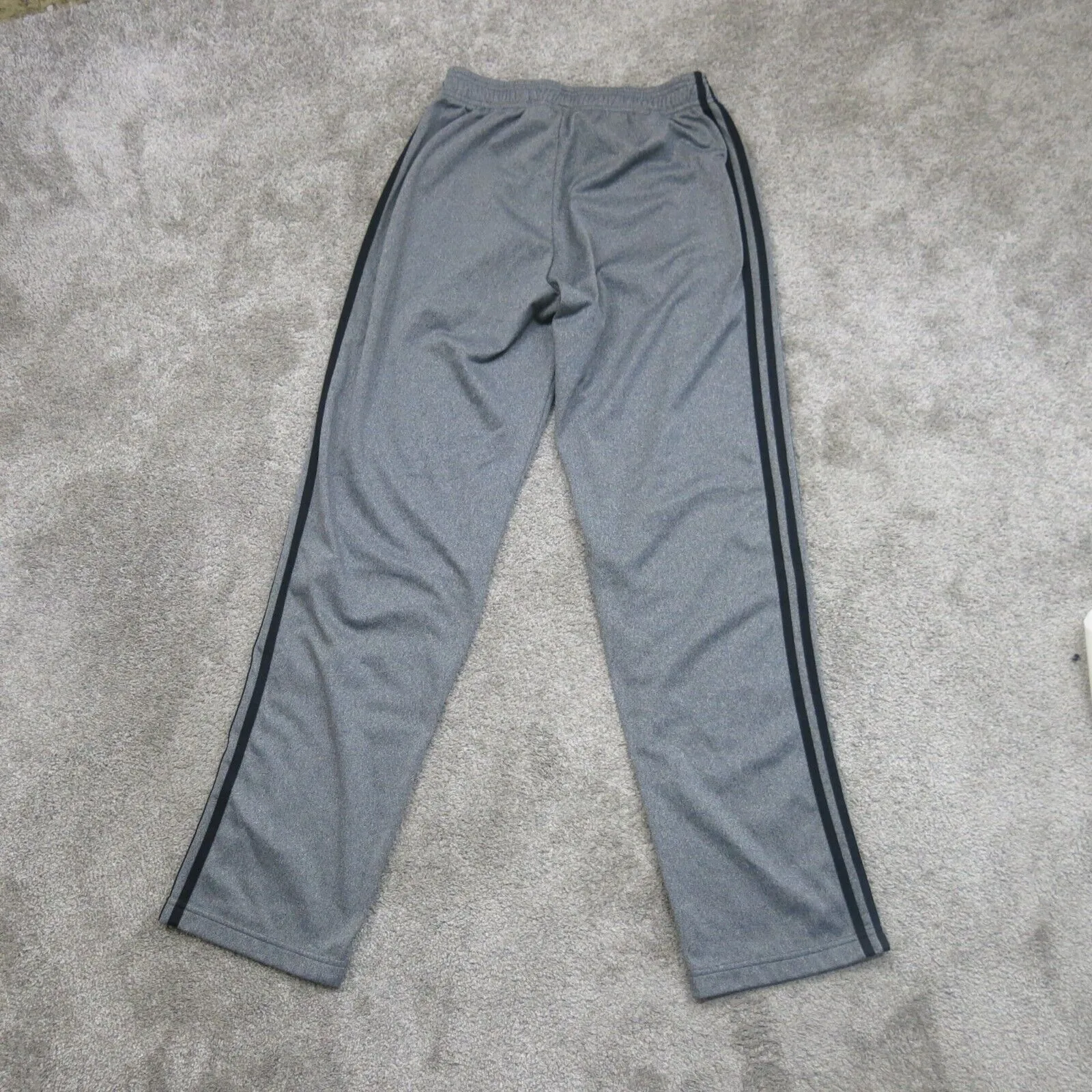 Adidas Womens Sweatpants Elastic Waist Running Jogging Pockets Gray Size Small