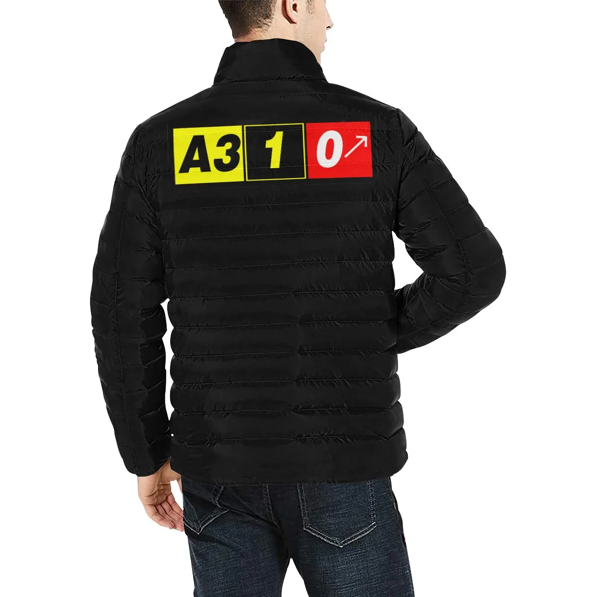 AIRBUS 310 MEN'S STAND COLLAR PADDED JACKET