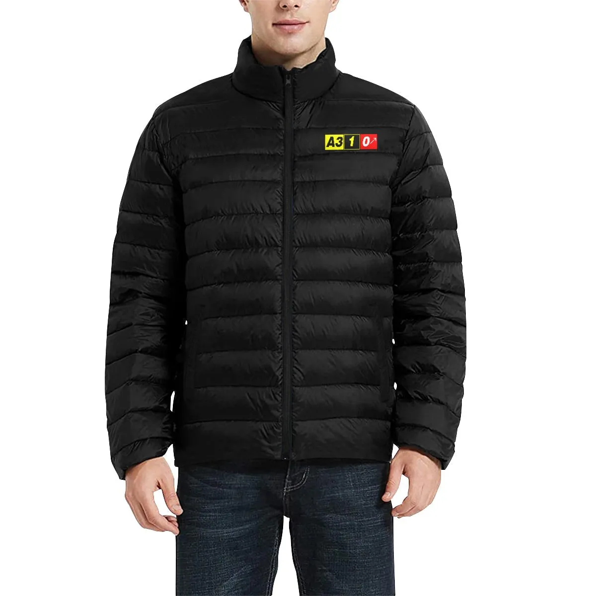 AIRBUS 310 MEN'S STAND COLLAR PADDED JACKET