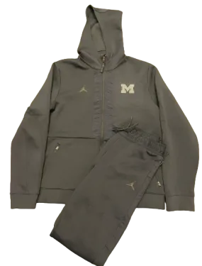 A.J. Henning Michigan Football Player Exclusive Premium Travel Sweatsuit - Jacket & Sweatpants