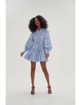 Aje Elodie Ladder Tim Mini Dress Cool Lavender Size 8