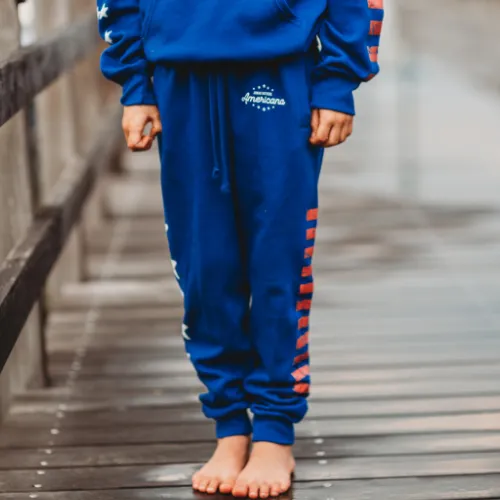 Americana Kids Sweatpants - Blue