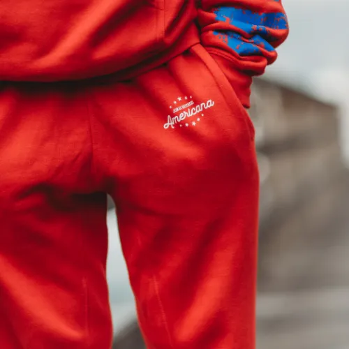 Americana Kids Sweatpants - Red