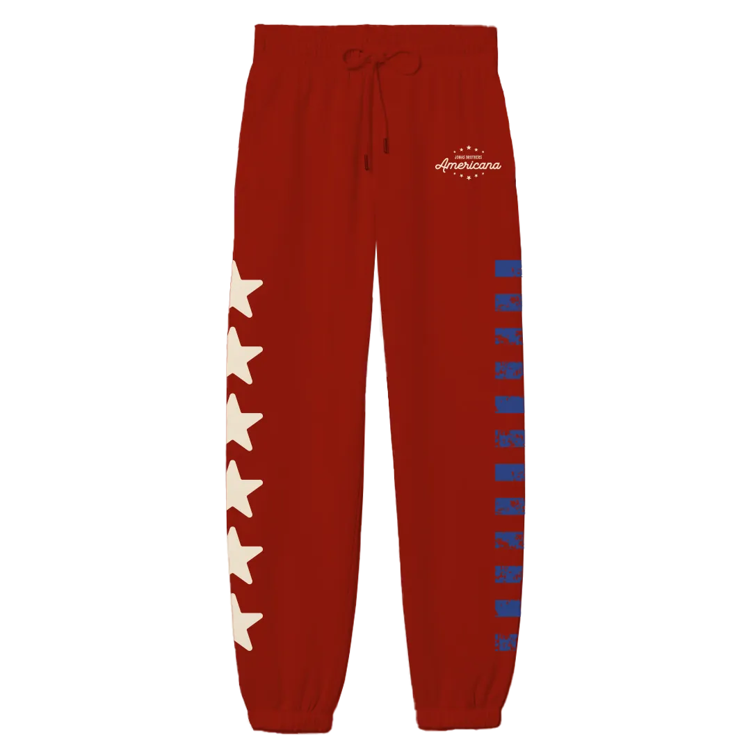 Americana Kids Sweatpants - Red