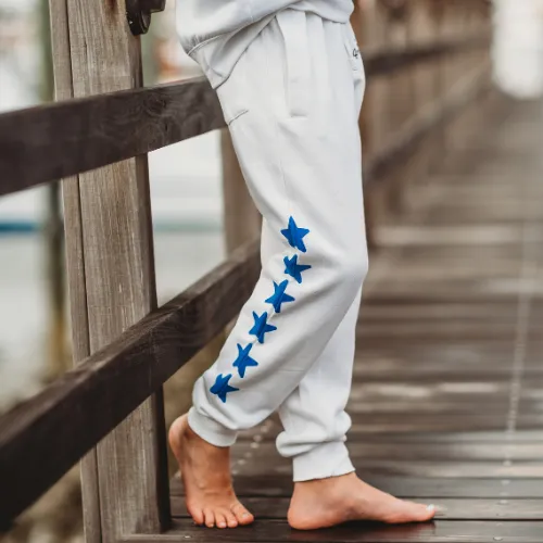 Americana Kids Sweatpants - White
