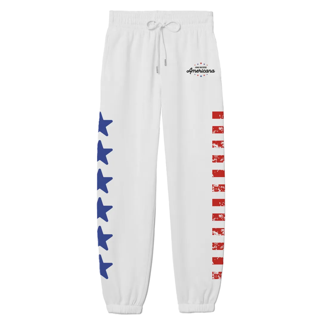 Americana Kids Sweatpants - White
