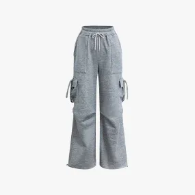 Baggy Cargo Gray Sweatpants