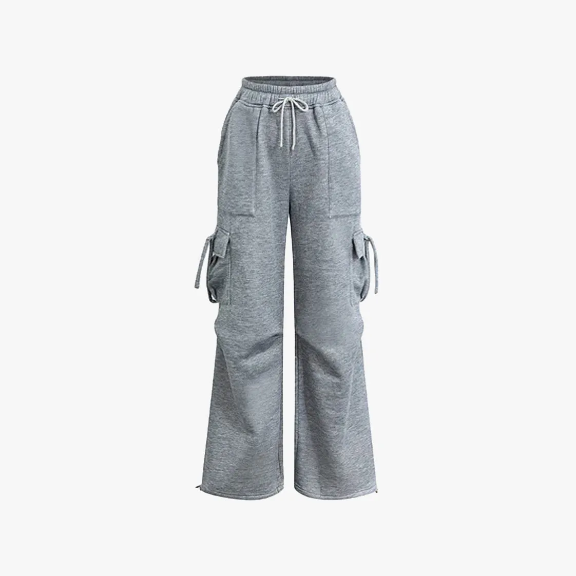Baggy Cargo Gray Sweatpants