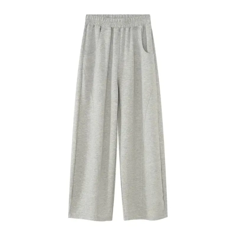 Baggy Wide Leg Gray Sweatpant