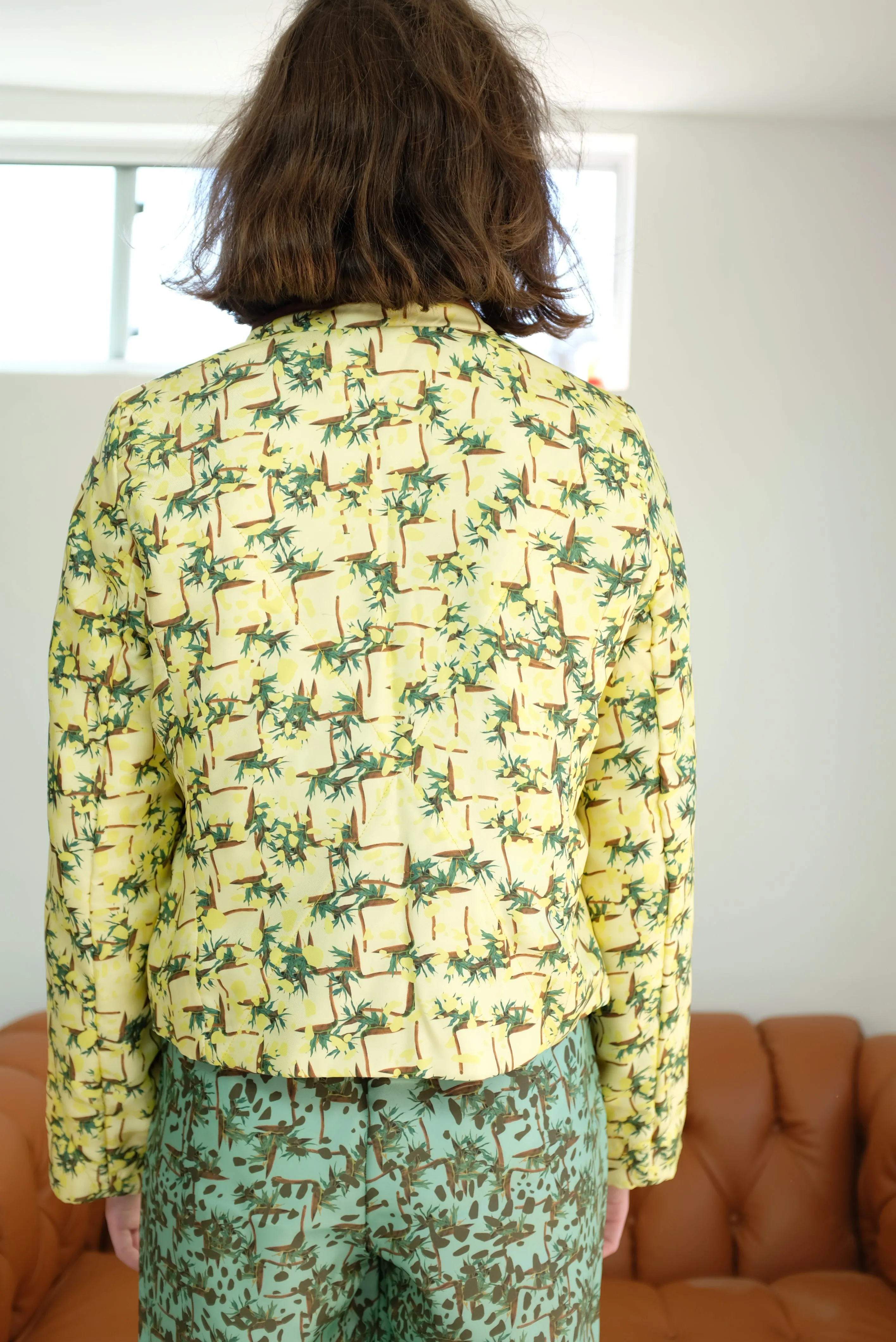Beklina Quilted Jacket Sprezzatura Limoncello