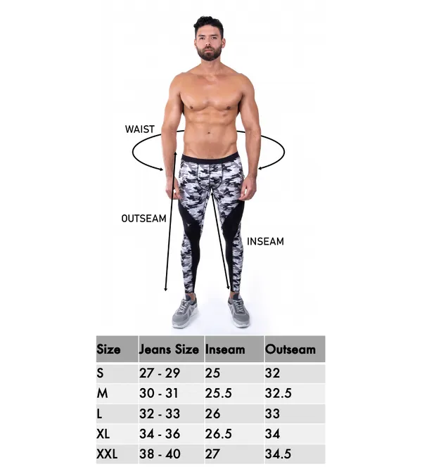 Blue Camo Meggings