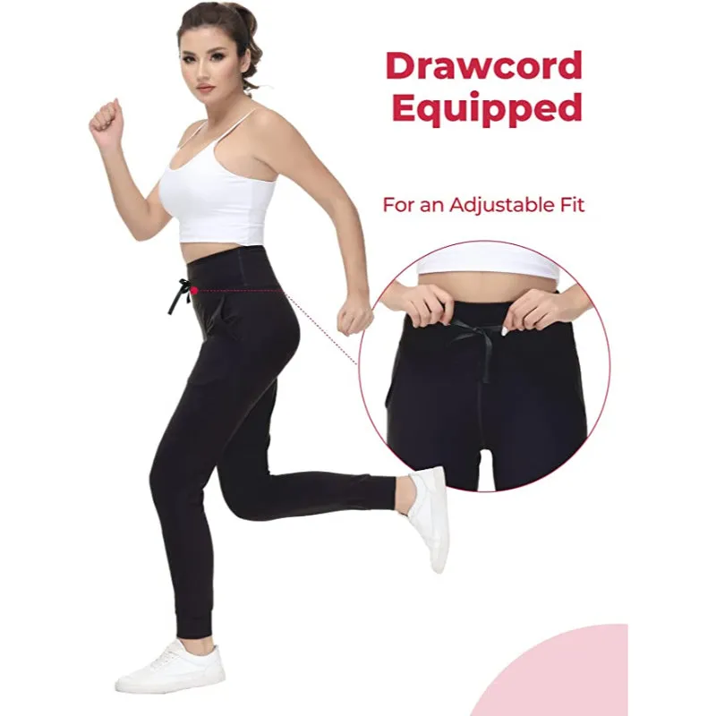 Buttery Soft Sweatpants For Women With 2 Deep Pockets, Tapered Joggers With Drawcord For Athletic Casual Winter