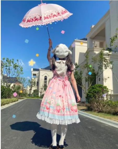 (Buyforme)Night Never Sleeps~ Kawaii Lolita Printed JSK Dress