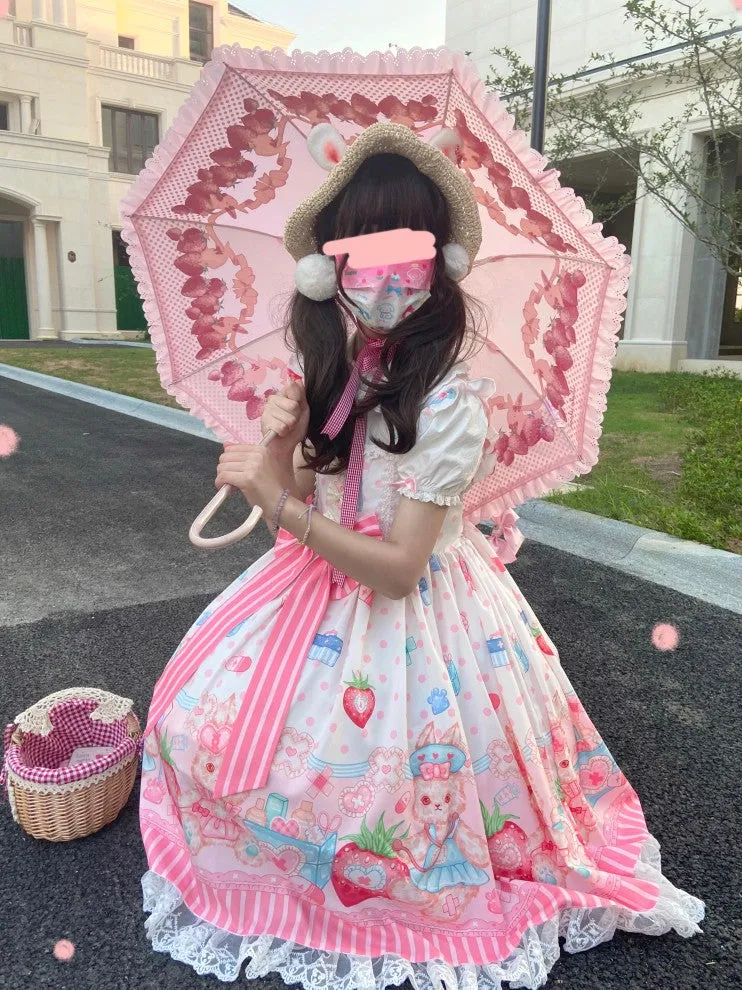 (Buyforme)Night Never Sleeps~ Kawaii Lolita Printed JSK Dress
