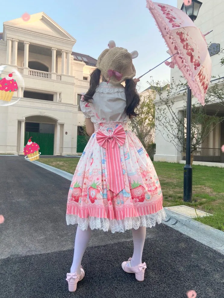 (Buyforme)Night Never Sleeps~ Kawaii Lolita Printed JSK Dress