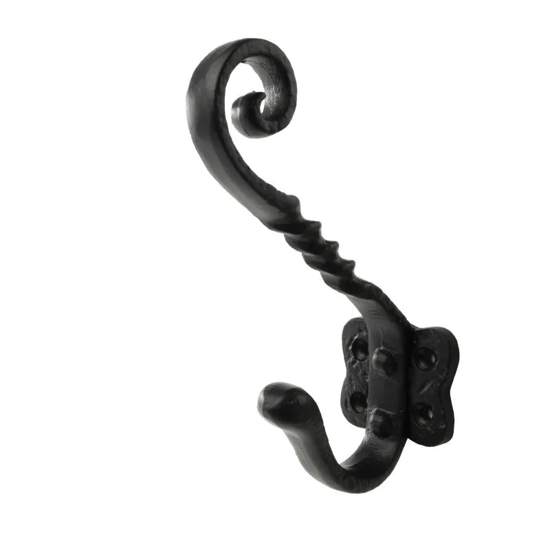 Centurion 144mm Antique Black Tudor Hat & Coat Hook