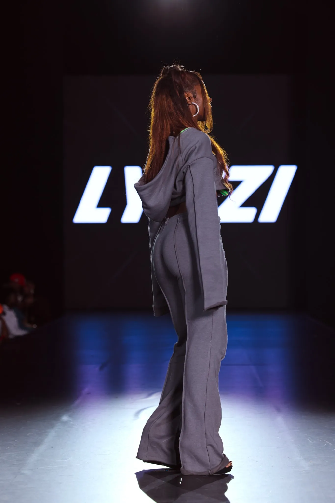 Charcoal Wide Leg Sweatpants