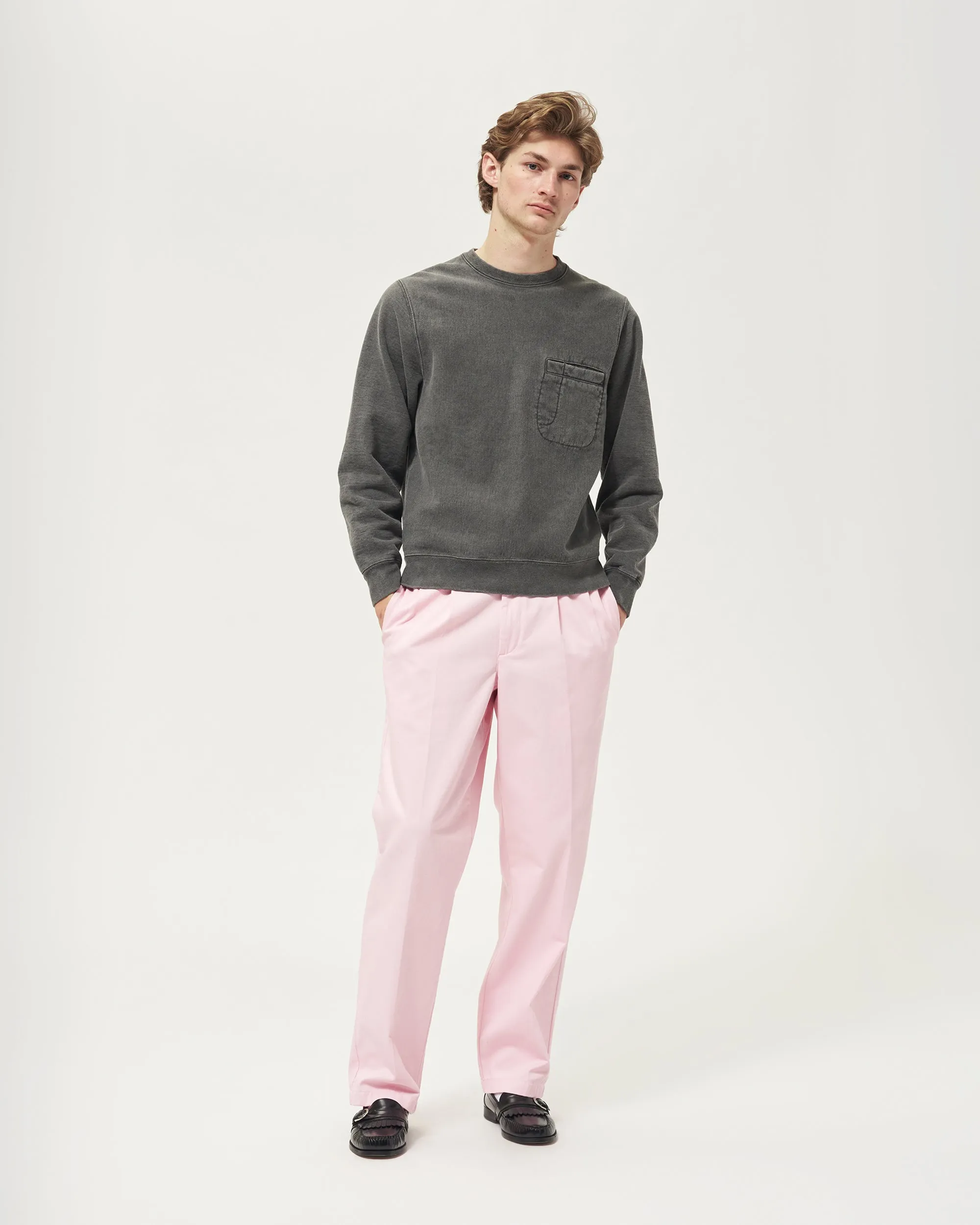 Chest Pocket Crewneck