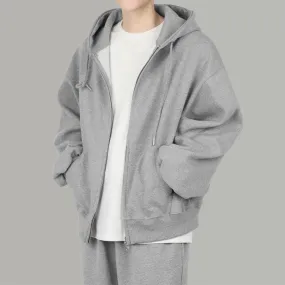 Chicmy-Korean style, Korean men's outfit, minimalist style, street fashion No. 4207 ZIP-UP HOODIE & SWEATPANTS