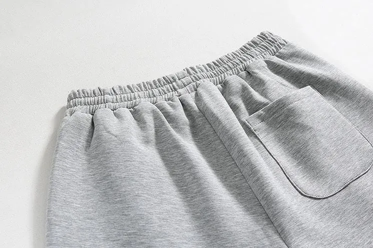 Chicmy-Korean style, Korean men's outfit, minimalist style, street fashion No. 5514 WIDE STRAIGHT SWEATPANTS