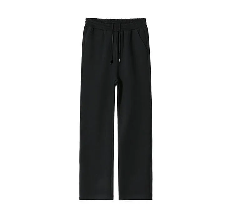 Chicmy-Korean style, Korean men's outfit, minimalist style, street fashion No. 5514 WIDE STRAIGHT SWEATPANTS