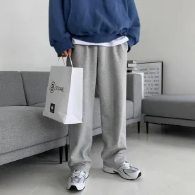 Chicmy-Korean style, Korean men's outfit, minimalist style, street fashion No. 5514 WIDE STRAIGHT SWEATPANTS
