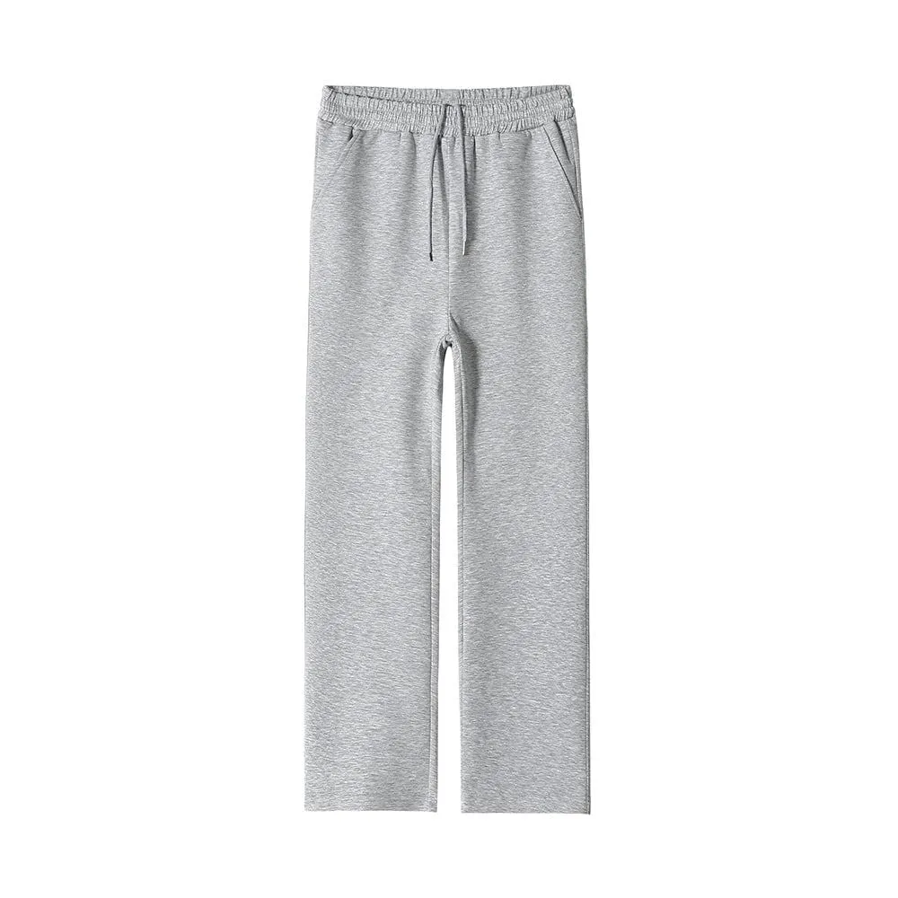 Chicmy-Korean style, Korean men's outfit, minimalist style, street fashion No. 5514 WIDE STRAIGHT SWEATPANTS