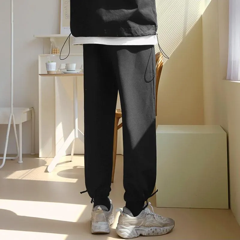 Chicmy-Korean style, Korean men's outfit, minimalist style, street fashion STRAIGHT SWEATPANTS