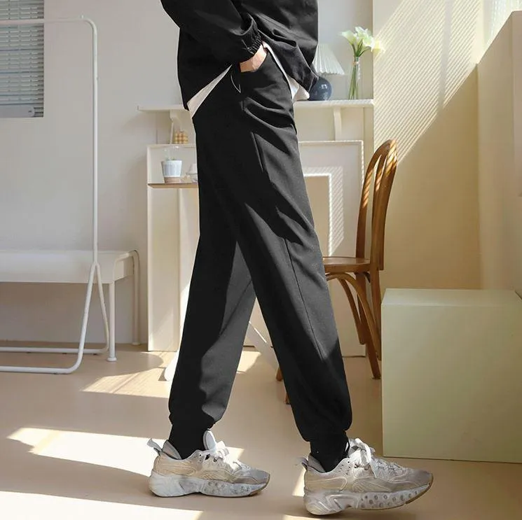 Chicmy-Korean style, Korean men's outfit, minimalist style, street fashion STRAIGHT SWEATPANTS