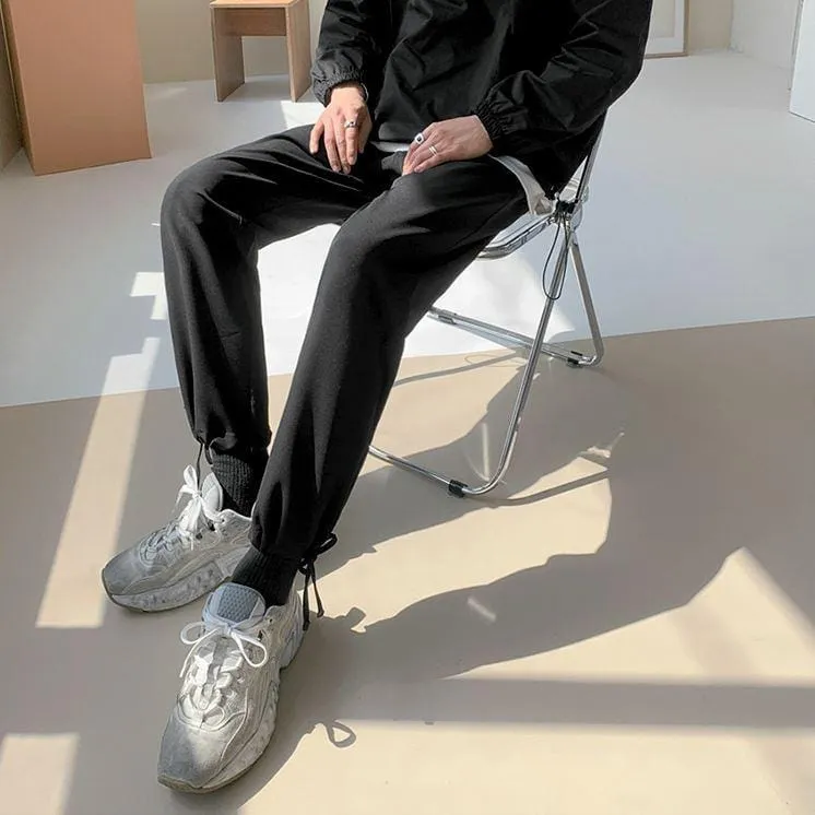 Chicmy-Korean style, Korean men's outfit, minimalist style, street fashion STRAIGHT SWEATPANTS