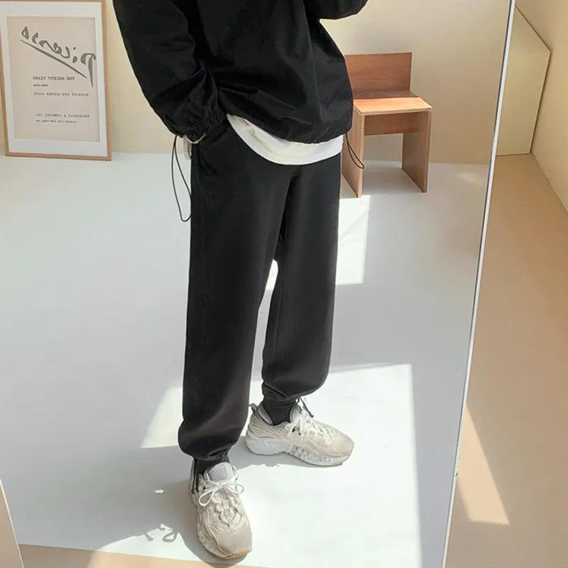 Chicmy-Korean style, Korean men's outfit, minimalist style, street fashion STRAIGHT SWEATPANTS
