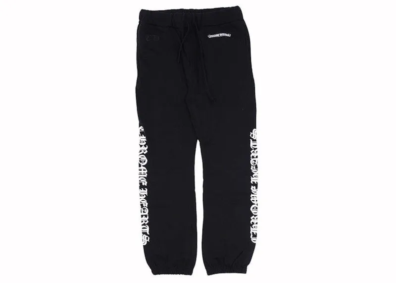 Chrome Hearts Logo Sweatpants Black