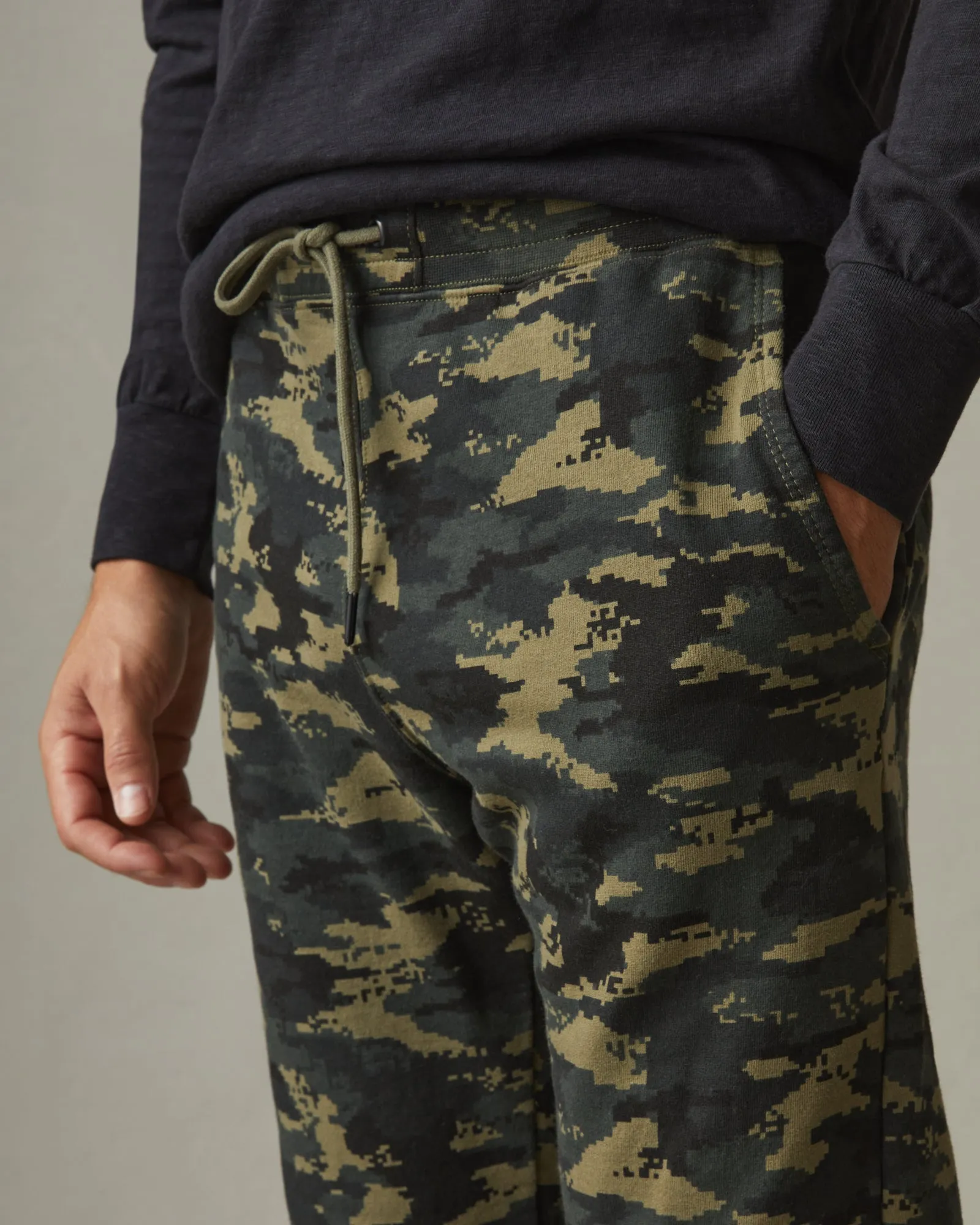 Classic Sweatpant - Drab Olive Digital Camo