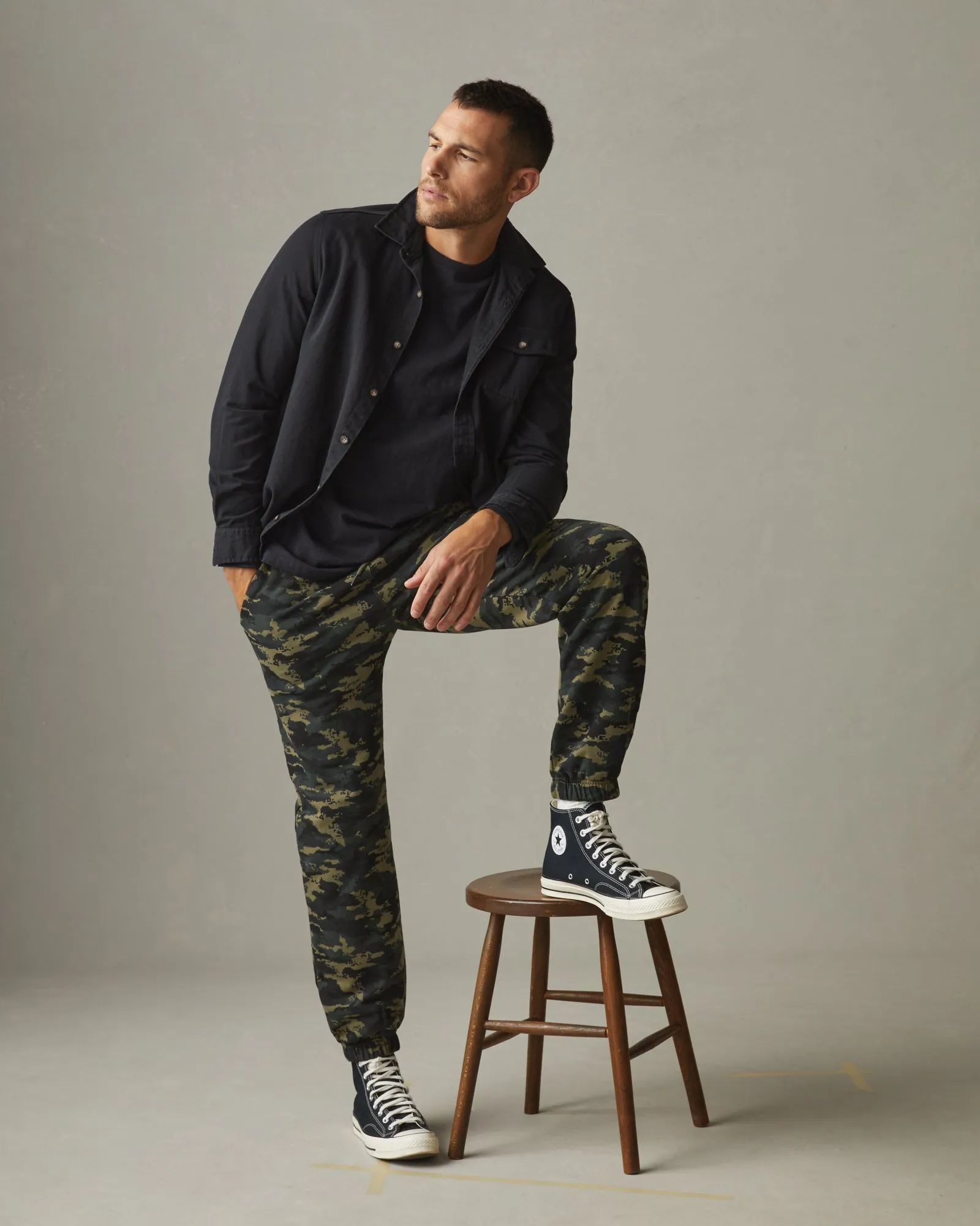 Classic Sweatpant - Drab Olive Digital Camo