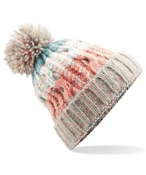 Corkscrew pom pom beanie | Milkshake Mix