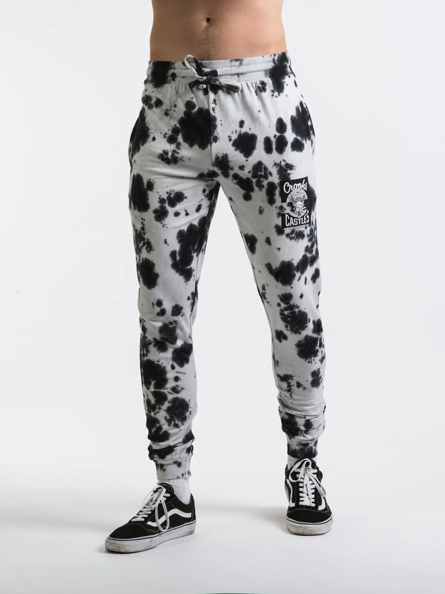 CROOKS & CASTLES MAD KLEPTO TIE DYE JOGGERS  - CLEARANCE