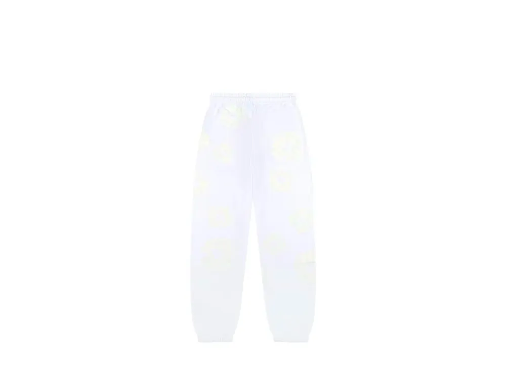 Denim Tears Mono Cotton Wreath Sweatpants White