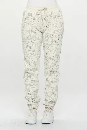 Dog Print Sweatpants