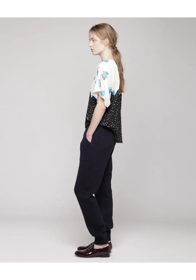 Drop Crotch Wool Sweatpants