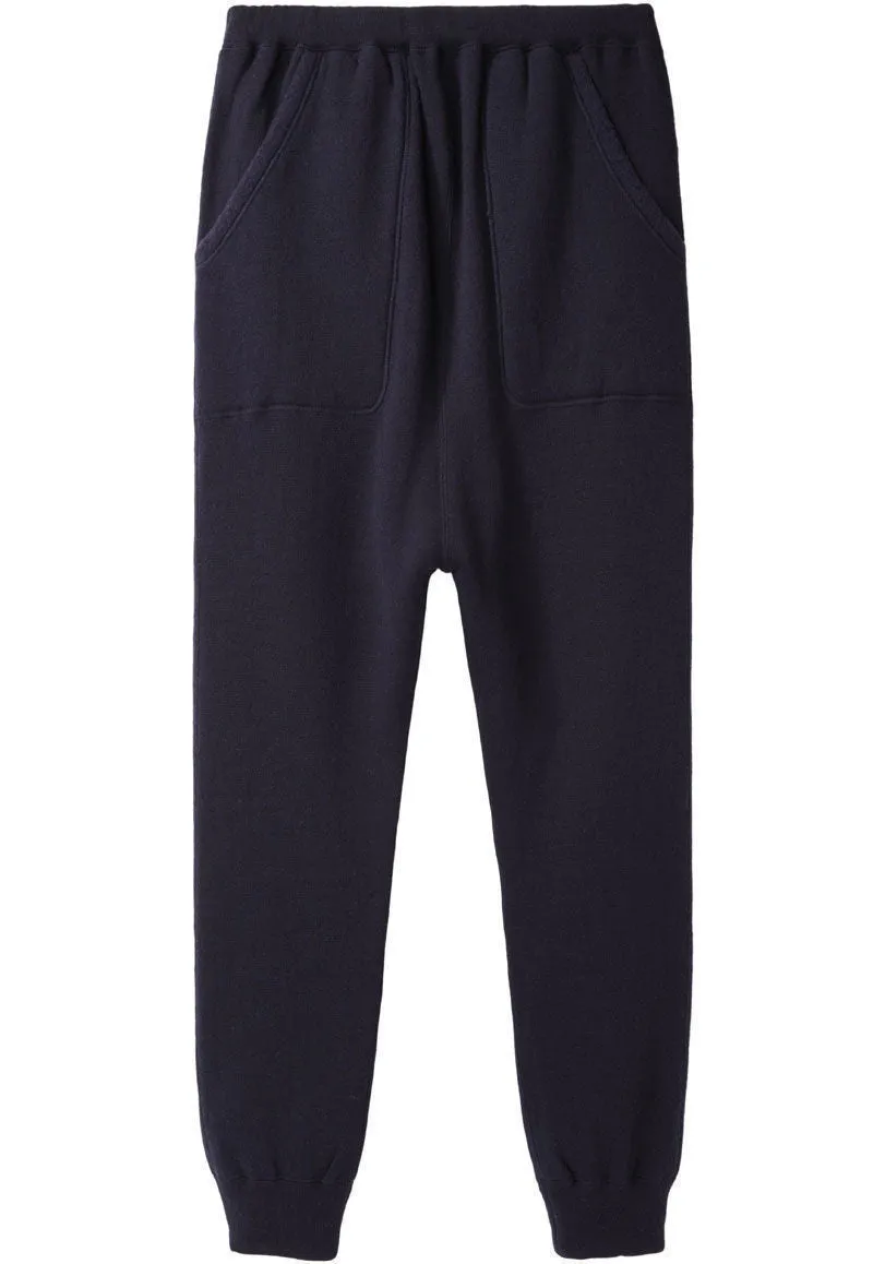 Drop Crotch Wool Sweatpants