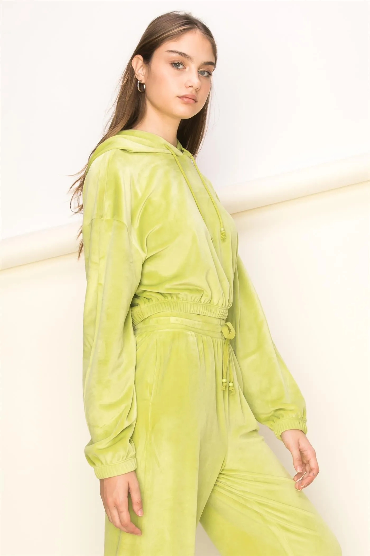 DZ23A455-Cropped Hoodie