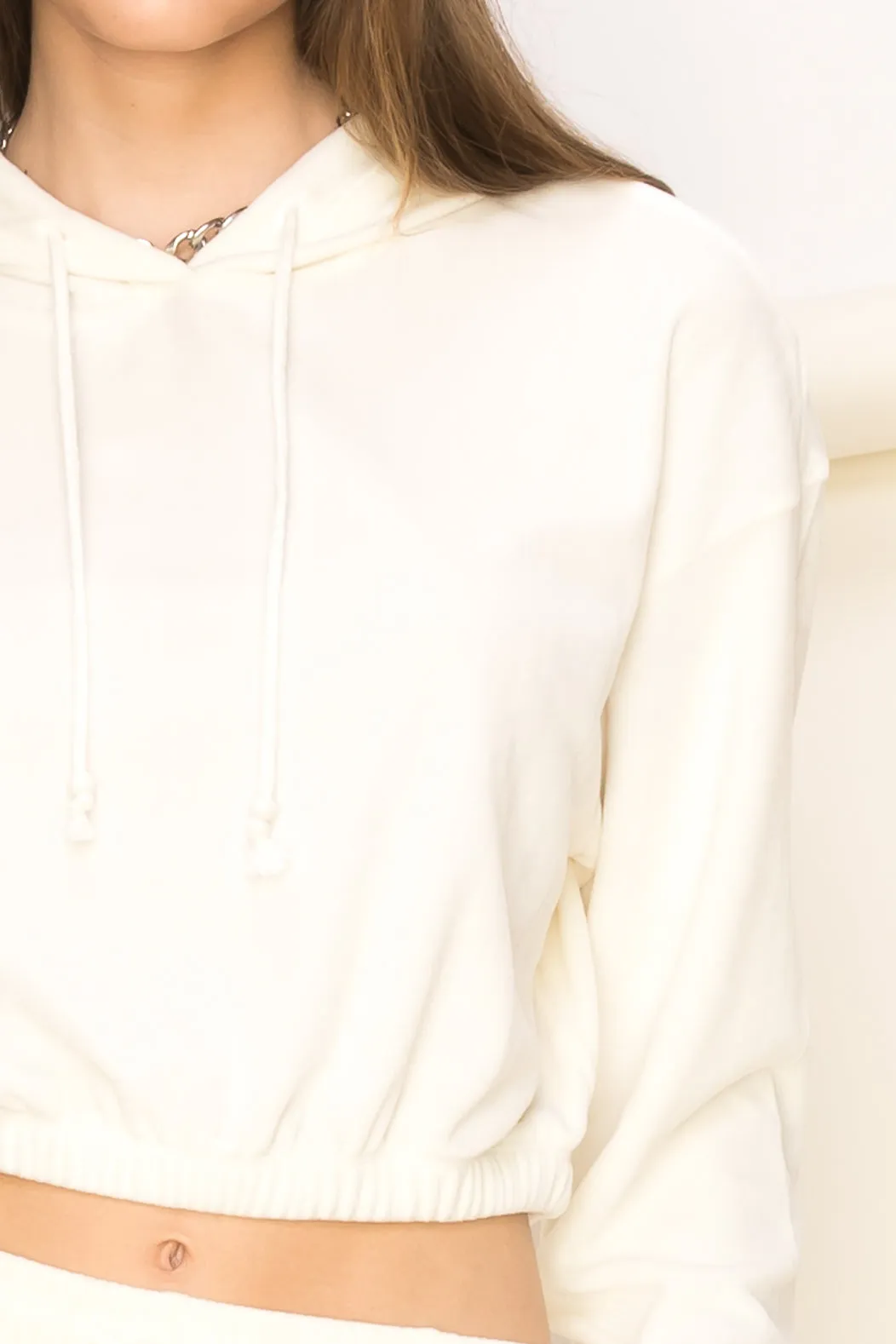 DZ23A455-Cropped Hoodie