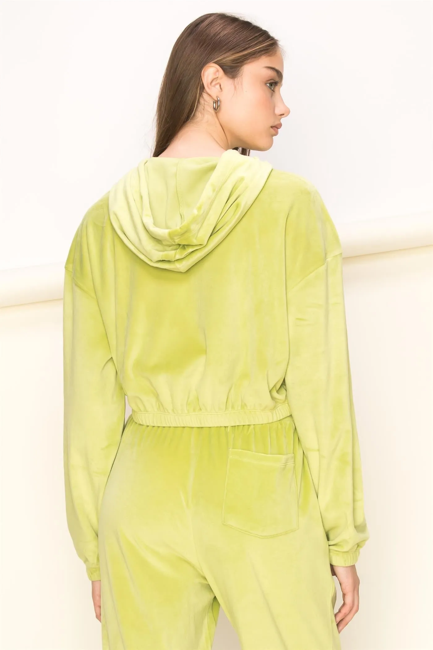 DZ23A455-Cropped Hoodie