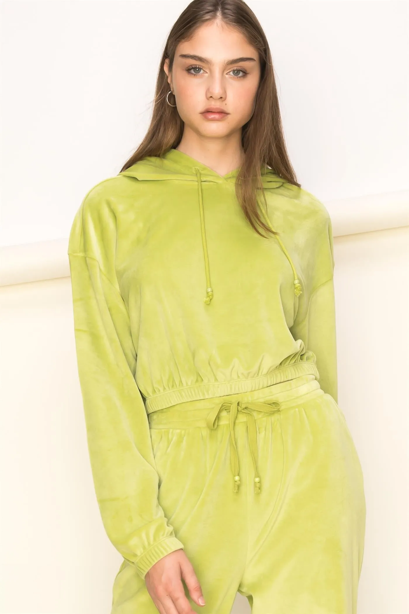 DZ23A455-Cropped Hoodie